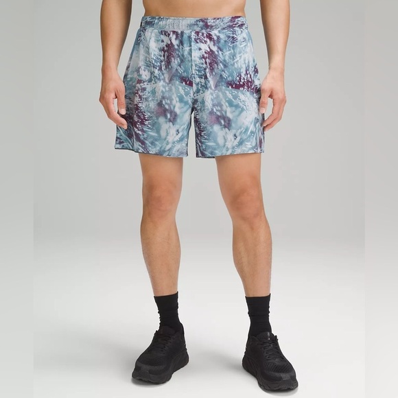 LULULEMON - Men’s - 5” Pace Breaker Short - Flicker Pace Utility Blue Multi - XL - Picture 2 of 7